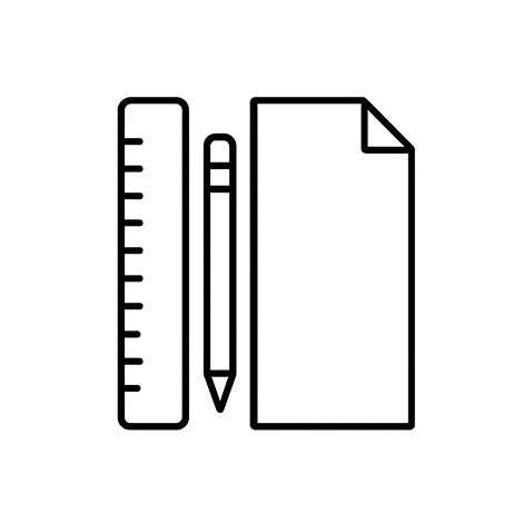 icono para material de papelería y oficina