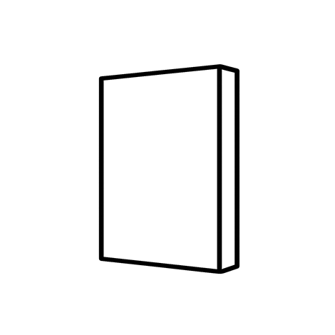 icono para soportes de gran espesor como cartón pluma