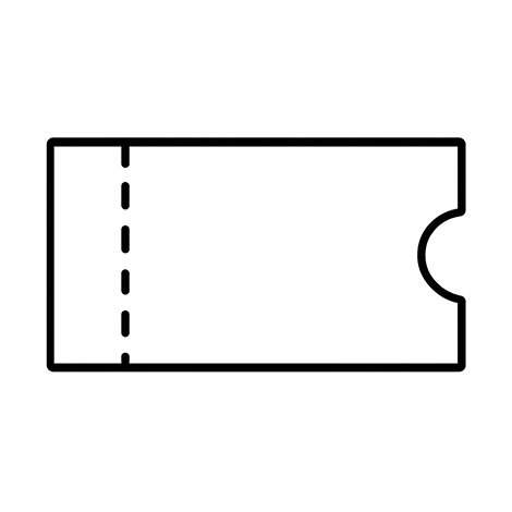 icono para tickets y entradas