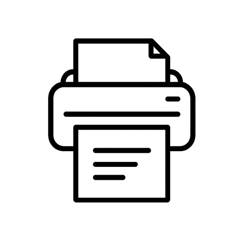 icono de fotocopias e impresoras